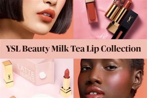 milk tea collection ysl|Get To Know The New YSL Beauty Milk Tea Lip .